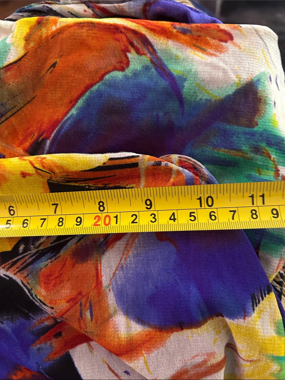 Rumours Print Cowl Neck Slip Dress in Multicolor - Picture 5 of 8